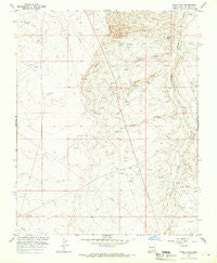 Hugh Lake New Mexico Historical topographic map, 1:24000 scale, 7.5 X 7.5 Minute, Year 1965