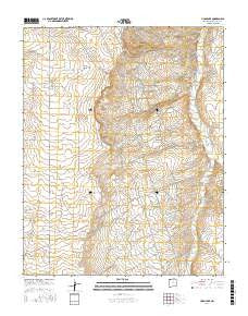 Hugh Lake New Mexico Current topographic map, 1:24000 scale, 7.5 X 7.5 Minute, Year 2017