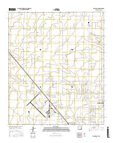 Humble City New Mexico Current topographic map, 1:24000 scale, 7.5 X 7.5 Minute, Year 2017