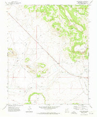Hunter Mesa New Mexico Historical topographic map, 1:24000 scale, 7.5 X 7.5 Minute, Year 1971