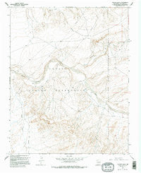 Hunter Wash New Mexico Historical topographic map, 1:24000 scale, 7.5 X 7.5 Minute, Year 1966