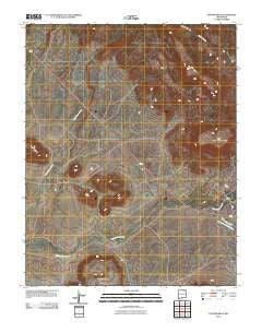 Hunter Mesa New Mexico Historical topographic map, 1:24000 scale, 7.5 X 7.5 Minute, Year 2010