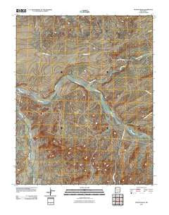 Hunter Wash New Mexico Historical topographic map, 1:24000 scale, 7.5 X 7.5 Minute, Year 2010