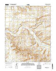 Hunter Wash New Mexico Current topographic map, 1:24000 scale, 7.5 X 7.5 Minute, Year 2013