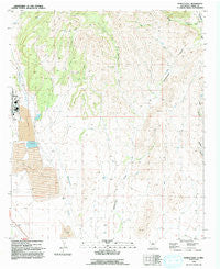 Hurley East New Mexico Historical topographic map, 1:24000 scale, 7.5 X 7.5 Minute, Year 1992