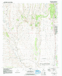 Hurley West New Mexico Historical topographic map, 1:24000 scale, 7.5 X 7.5 Minute, Year 1992