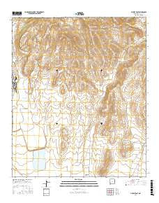 Hurley East New Mexico Current topographic map, 1:24000 scale, 7.5 X 7.5 Minute, Year 2017