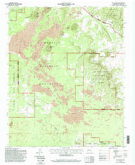 Ice Caves New Mexico Historical topographic map, 1:24000 scale, 7.5 X 7.5 Minute, Year 1995
