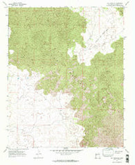 Ice Caves SE New Mexico Historical topographic map, 1:24000 scale, 7.5 X 7.5 Minute, Year 1967