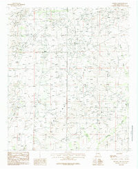 Illinois Camp New Mexico Historical topographic map, 1:24000 scale, 7.5 X 7.5 Minute, Year 1985