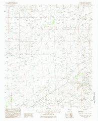 Illinois Camp SE New Mexico Historical topographic map, 1:24000 scale, 7.5 X 7.5 Minute, Year 1985