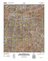 Illinois Camp New Mexico Historical topographic map, 1:24000 scale, 7.5 X 7.5 Minute, Year 2010
