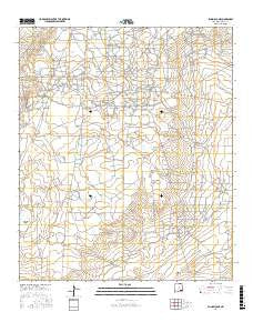 Illinois Camp New Mexico Current topographic map, 1:24000 scale, 7.5 X 7.5 Minute, Year 2017
