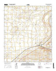 Illinois Camp SE New Mexico Current topographic map, 1:24000 scale, 7.5 X 7.5 Minute, Year 2017