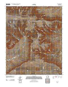 Ima New Mexico Historical topographic map, 1:24000 scale, 7.5 X 7.5 Minute, Year 2010