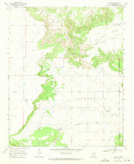 Ima NW New Mexico Historical topographic map, 1:24000 scale, 7.5 X 7.5 Minute, Year 1968