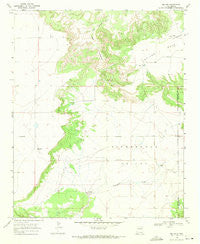 Ima NW New Mexico Historical topographic map, 1:24000 scale, 7.5 X 7.5 Minute, Year 1968