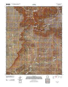 Ima NW New Mexico Historical topographic map, 1:24000 scale, 7.5 X 7.5 Minute, Year 2010