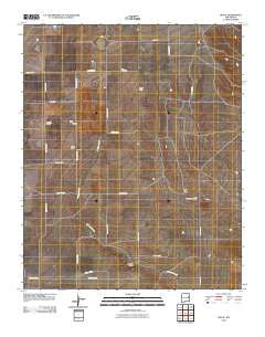 Ima SE New Mexico Historical topographic map, 1:24000 scale, 7.5 X 7.5 Minute, Year 2010