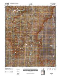 Ima SW New Mexico Historical topographic map, 1:24000 scale, 7.5 X 7.5 Minute, Year 2010