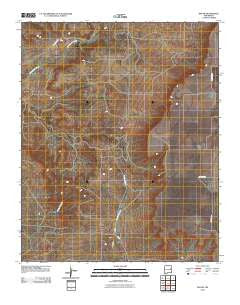 Ima SW New Mexico Historical topographic map, 1:24000 scale, 7.5 X 7.5 Minute, Year 2010