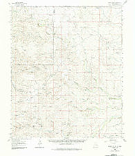 Indian Bluff New Mexico Historical topographic map, 1:62500 scale, 15 X 15 Minute, Year 1961
