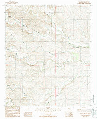 Indian Bluff New Mexico Historical topographic map, 1:24000 scale, 7.5 X 7.5 Minute, Year 1989