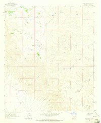 Indian Draw New Mexico Historical topographic map, 1:24000 scale, 7.5 X 7.5 Minute, Year 1963
