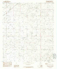 Indian Flats New Mexico Historical topographic map, 1:24000 scale, 7.5 X 7.5 Minute, Year 1985