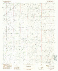 Indian Flats New Mexico Historical topographic map, 1:24000 scale, 7.5 X 7.5 Minute, Year 1985