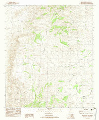 Indian Peak New Mexico Historical topographic map, 1:24000 scale, 7.5 X 7.5 Minute, Year 1982