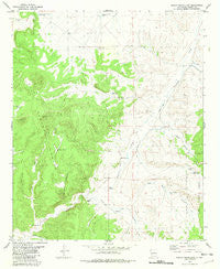 Indian Peaks East New Mexico Historical topographic map, 1:24000 scale, 7.5 X 7.5 Minute, Year 1981