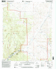 Indian Peaks East New Mexico Historical topographic map, 1:24000 scale, 7.5 X 7.5 Minute, Year 1999