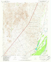 Indian Well Wilderness New Mexico Historical topographic map, 1:24000 scale, 7.5 X 7.5 Minute, Year 1981