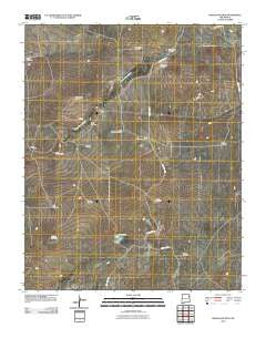 Indian Bathtub New Mexico Historical topographic map, 1:24000 scale, 7.5 X 7.5 Minute, Year 2010