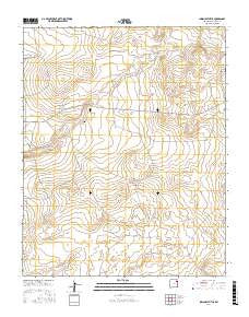 Indian Bathtub New Mexico Current topographic map, 1:24000 scale, 7.5 X 7.5 Minute, Year 2017
