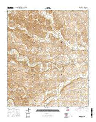 Indian Bluff New Mexico Current topographic map, 1:24000 scale, 7.5 X 7.5 Minute, Year 2017