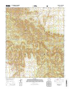 Indian Mesa New Mexico Historical topographic map, 1:24000 scale, 7.5 X 7.5 Minute, Year 2013