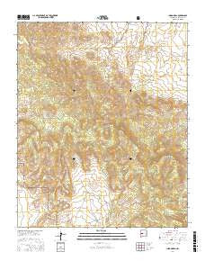 Indian Mesa New Mexico Current topographic map, 1:24000 scale, 7.5 X 7.5 Minute, Year 2017