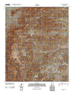 Indian Peak New Mexico Historical topographic map, 1:24000 scale, 7.5 X 7.5 Minute, Year 2010