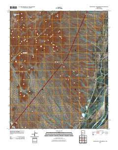 Indian Well Wilderness New Mexico Historical topographic map, 1:24000 scale, 7.5 X 7.5 Minute, Year 2010
