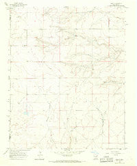 Ione New Mexico Historical topographic map, 1:24000 scale, 7.5 X 7.5 Minute, Year 1966