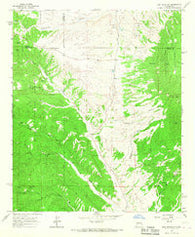 Iron Mountain New Mexico Historical topographic map, 1:24000 scale, 7.5 X 7.5 Minute, Year 1965
