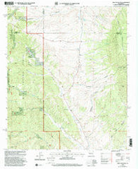 Iron Mountain New Mexico Historical topographic map, 1:24000 scale, 7.5 X 7.5 Minute, Year 1999