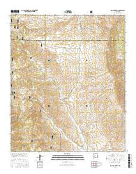 Iron Mountain New Mexico Current topographic map, 1:24000 scale, 7.5 X 7.5 Minute, Year 2017