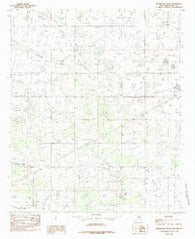 Ironhouse Draw New Mexico Historical topographic map, 1:24000 scale, 7.5 X 7.5 Minute, Year 1985