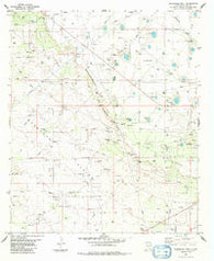 Ironhouse Well New Mexico Historical topographic map, 1:24000 scale, 7.5 X 7.5 Minute, Year 1984