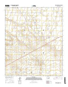 Ironhouse Draw New Mexico Current topographic map, 1:24000 scale, 7.5 X 7.5 Minute, Year 2017