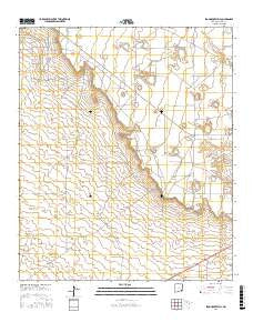 Ironhouse Well New Mexico Current topographic map, 1:24000 scale, 7.5 X 7.5 Minute, Year 2017