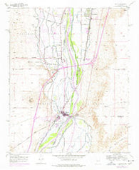 Isleta New Mexico Historical topographic map, 1:24000 scale, 7.5 X 7.5 Minute, Year 1952